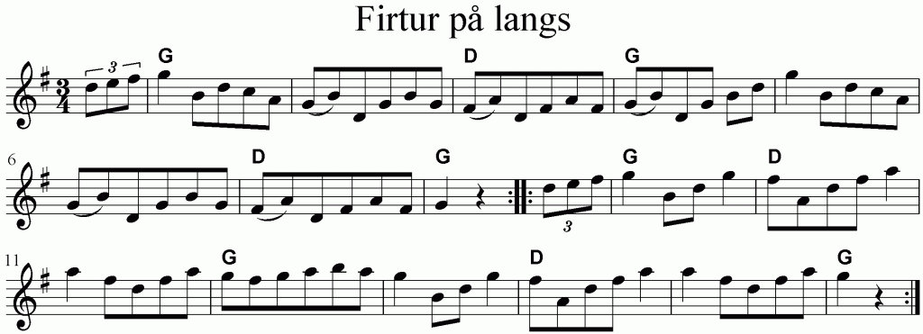 228 Firtur på langs