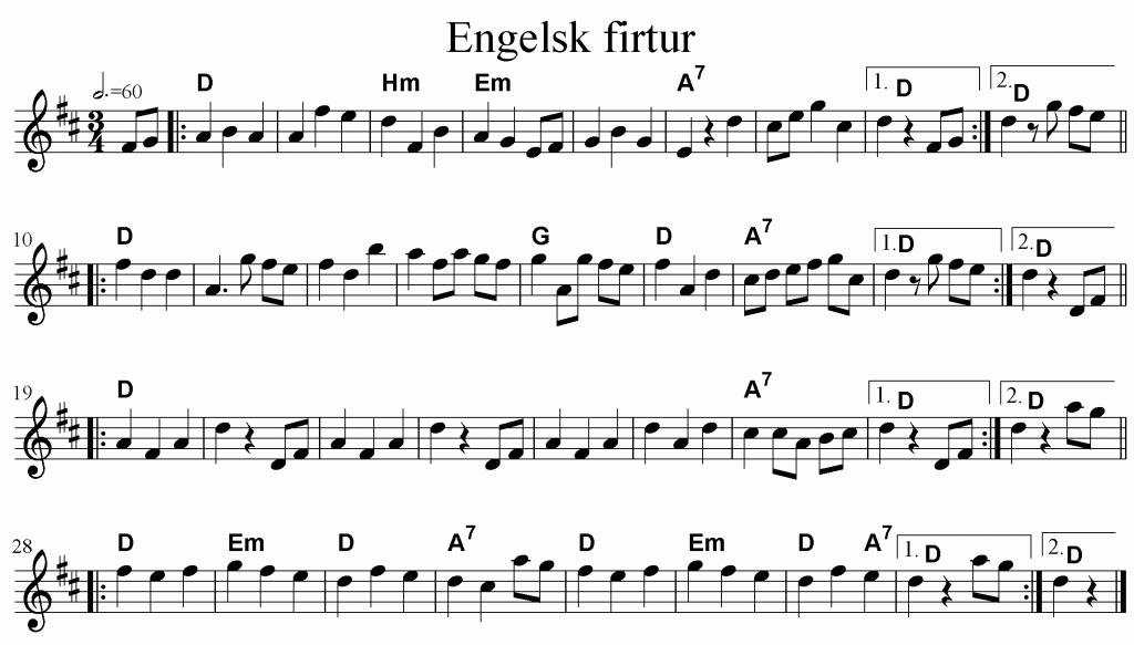 240 engelsk firtur