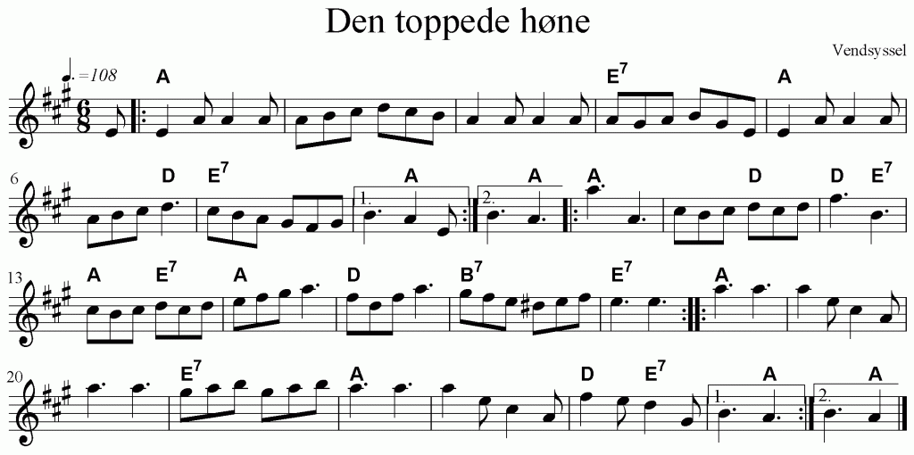 256 Den toppede hoene